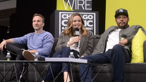 Breckin Meyer, Alicia Silverstone and Donald Faison attend C2E2 Chicago Comic & Entertainment Expo on March 23, 2019 in Chicago, Illinois.