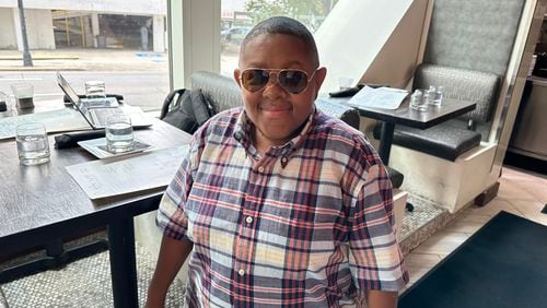 Atlanta resident Emmanuel Lewis, best known as "Webster" in the 1980s, is an organizer behind a radio, music and film summit at the Hilton Atlanta Airport August 16-18, 2024. RODNEY HO/rho@ajc.com