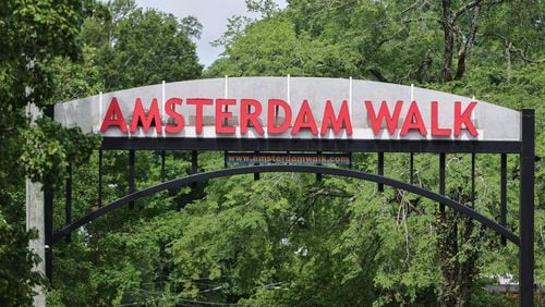 Views of Amsterdam Walk development in Midtown shown on Friday, May 10, 2024. (Natrice Miller/ AJC)