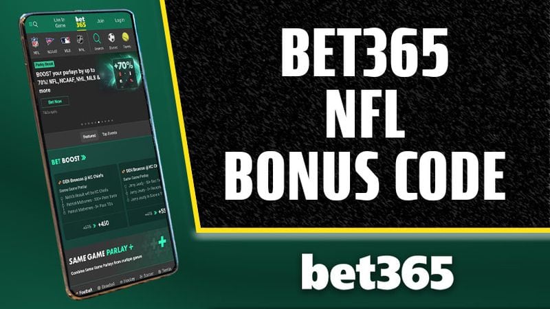 Bet365 NFL bonus code