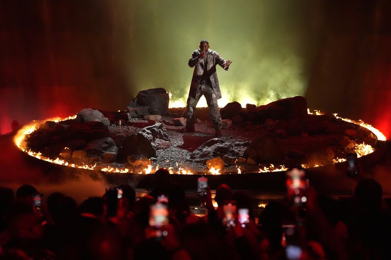 Will Smith performs during the BET Awards on Sunday, June 30, 2024, at the Peacock Theater in Los Angeles. (AP Photo/Chris Pizzello)