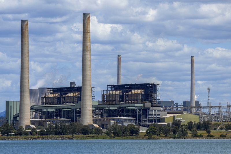 FILE - Liddell Power Station A coal-powered thermal power stations near Muswellbrook in the Hunter Valley, Australia, on Nov. 2, 2021. Australia's main opposition party has announced, Wednesday, June 19, 2024, plans to build Australia's first nuclear power plants by 2037, arguing the government's policies for decarbonizing the economy with renewable energy sources including solar, wind turbines and green hydrogen would not work. (AP Photo/Mark Baker, File)