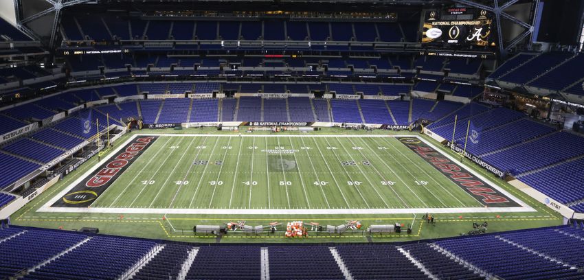 LOOK: Lucas Oil Stadium ready for B1G Championship Game