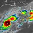 This infrared satellite images shows Hurricane Milton in the Gulf of Mexico as a major Category 5 hurricane with 175 mph winds on Monday, Oct. 7, 2024. (NOAA/GOES-East/TNS)