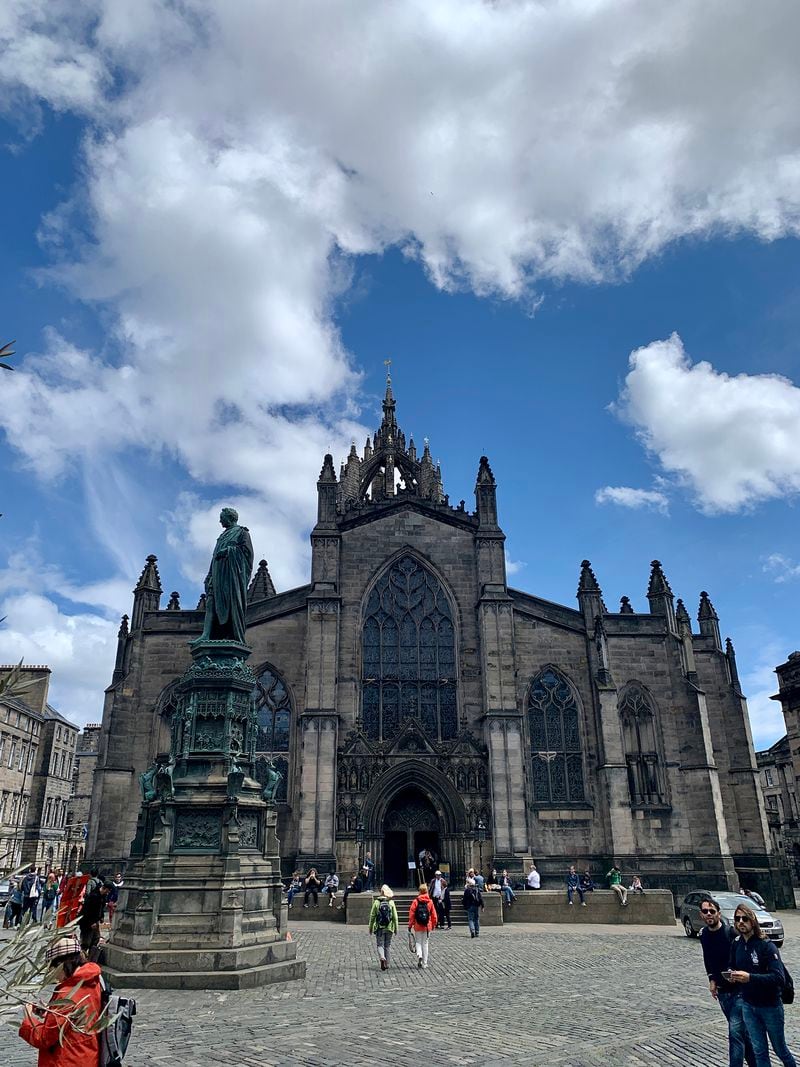 St. Giles Cathedral is one of the many historic buildings lining Edinburgh's High Street.
(Courtesy of H.M. Cauley)