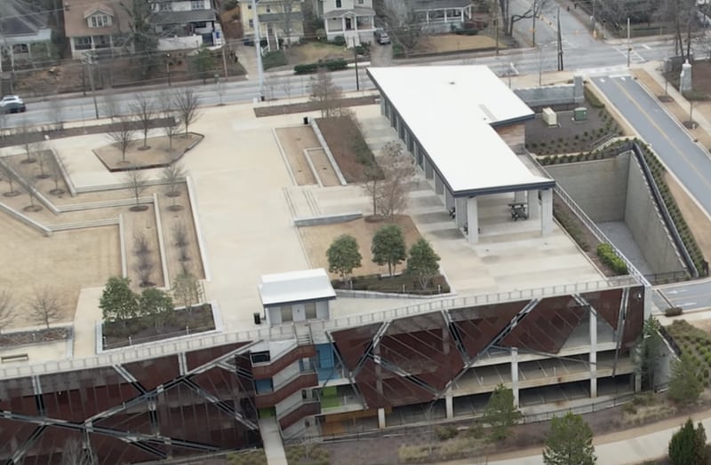 This is an aerial photo of the Grant Park Gateway project that was included in the City of Atlanta's request for proposals.