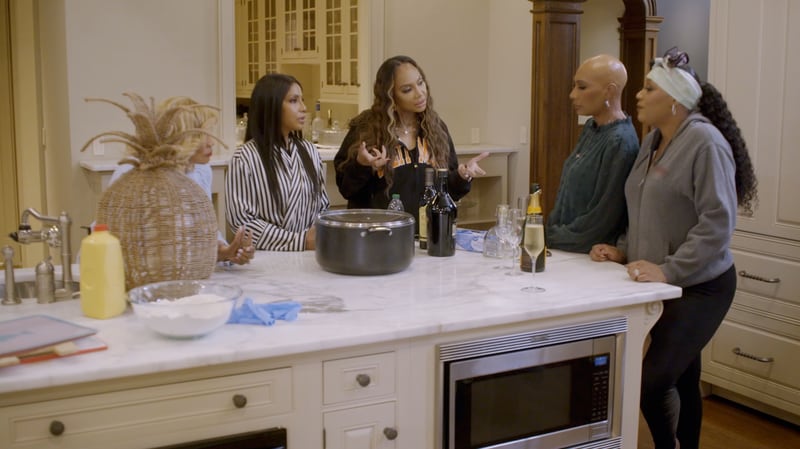 "The Braxtons" return the four living Braxton sisters and their mom Evelyn on WE-TV Friday nights at 9:30 p.m. WE-TV