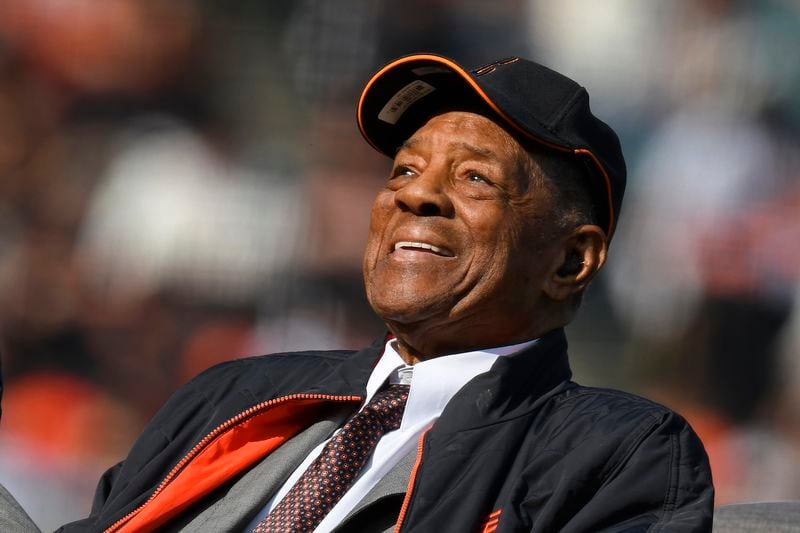 Willie Mays gained 10 hits from the 1948 Birmingham Black Barons. File photo