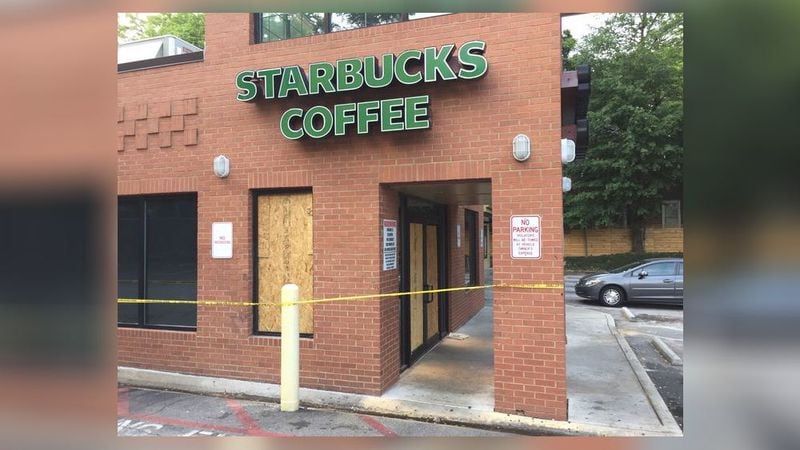 A witness told police he saw Desantis kick in a window to the store, located on 506 Moreland Ave., just after 11 p.m. Saturday, according to an Atlanta police report. (Credit: J.D. Capelouto/jdcapelouto@ajc.com)