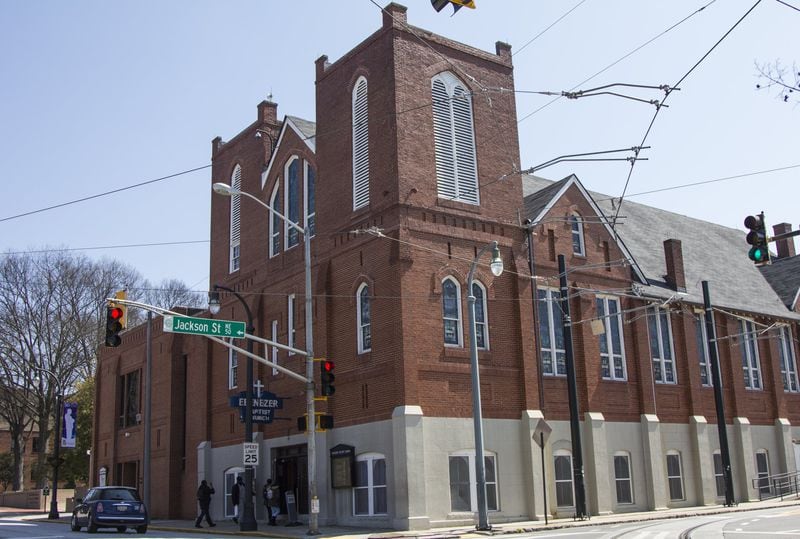 Daddy King retired from Ebenezer Baptist Church in 1975 and the church, located on Auburn Avenue, officially closed as an active church in 1999. A new sanctuary was built across the street. (Reann Huber/AJC 2018 photo)