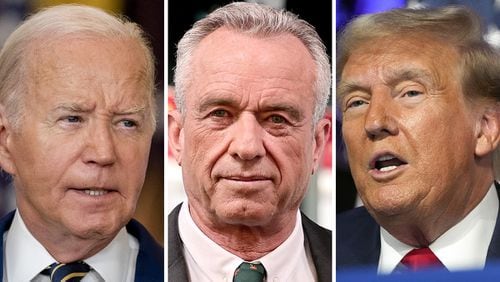 Joe Biden, Robert Kennedy Jr. and Donald Trump