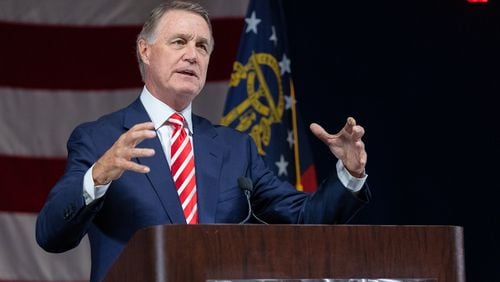 Former Republican U.S. Sen. David Perdue, now a candidate for governor, filed a lawsuit Friday seeking to inspect absentee ballots from the 2020 presidential election in Fulton County, repeating some of the same unproven allegations as in a lawsuit dismissed two months ago. Nathan Posner for the Atlanta-Journal-Constitution