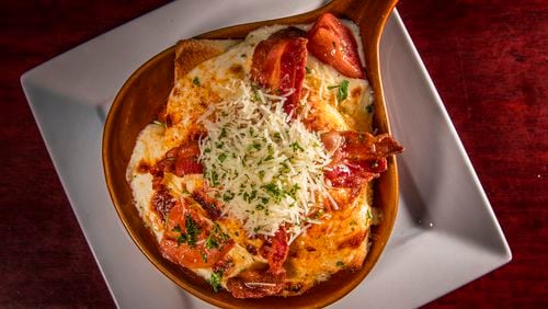 The hot brown at the Brown Hotel in Louisville, Kentucky. (Courtesy of the Brown Hotel / photo by Chris Witzke)