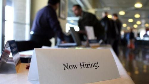 Apple One is working with the Georgia Department of Labor to host a hiring event on July 30. AJC file photo