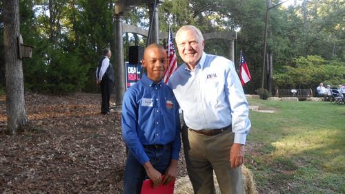 C.J. Pearson and Gov. Nathan Deal. Special.