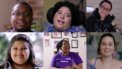 This is a screenshot of six of the 10 storytellers participating in 'Treasure Maps: The Georgia Storytelling Roadshow 2021.'