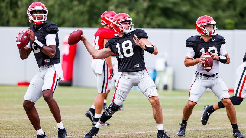 Georgia Bulldogs and Atlanta Braves JT Daniels and Freeman state