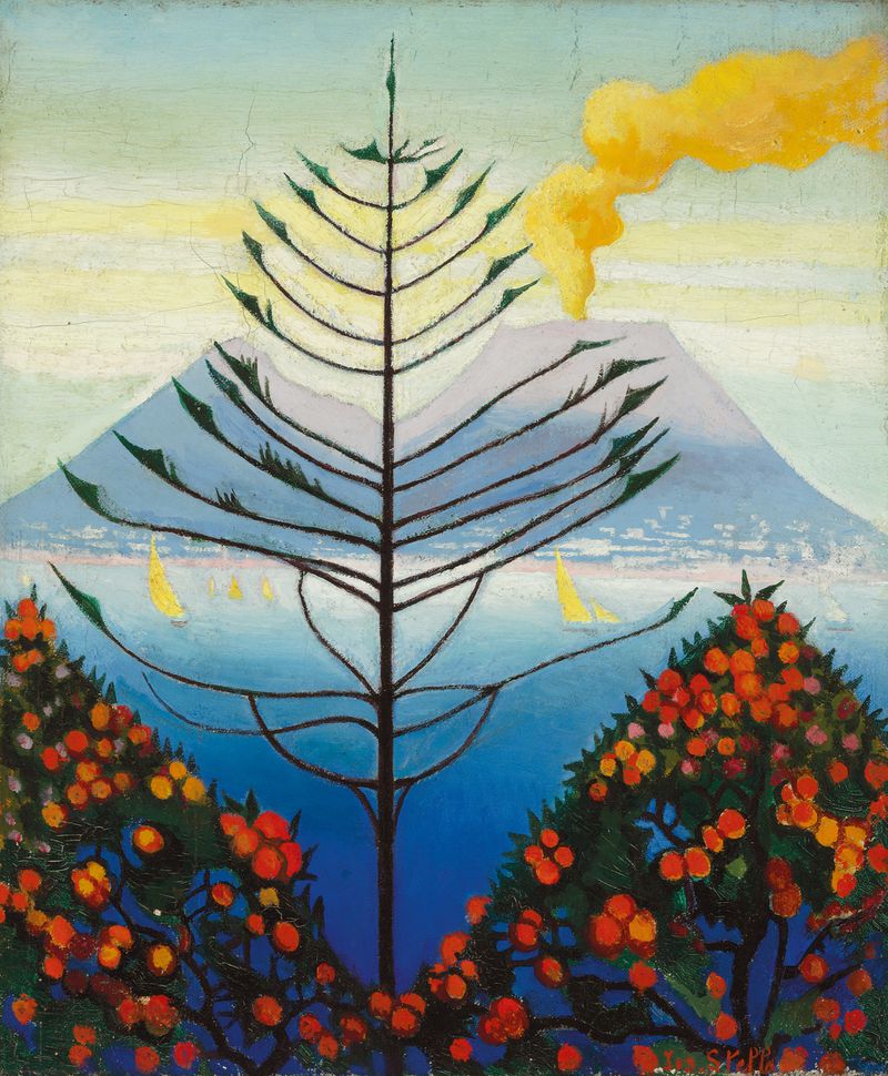 Joseph Stella's "Capri" (ca. 1926-1929), oil on canvas.
Courtesy of The High Museum of Art