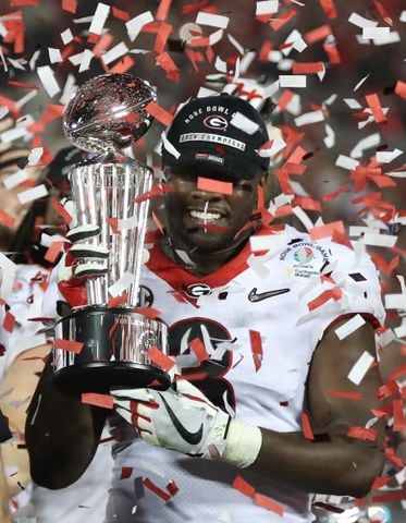 Photos: Bulldogs celebrate Rose Bowl victory