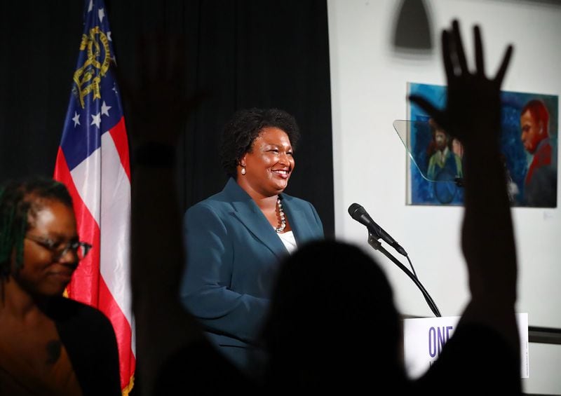 Democratic gubernatorial candidate Stacey Abrams reported Friday that she collected more than $36 million in campaign donations over the latest three-month disclosure period. That’s nearly $9 million more than she raised during her entire 2018 campaign. (Curtis Compton/The Atlanta Journal-Constitution/TNS)