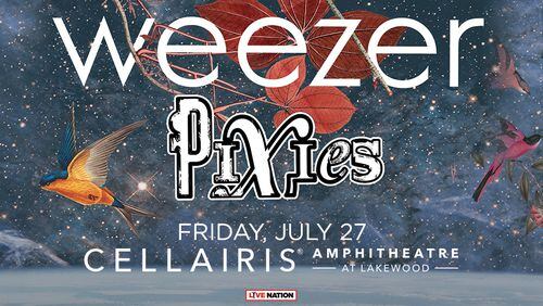 Weezer and the Pixies hit the road next summer.