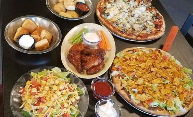 Besides styles of pizza beloved in the Midwest, Generations serves salads and wings. Courtesy of Generations Pizza