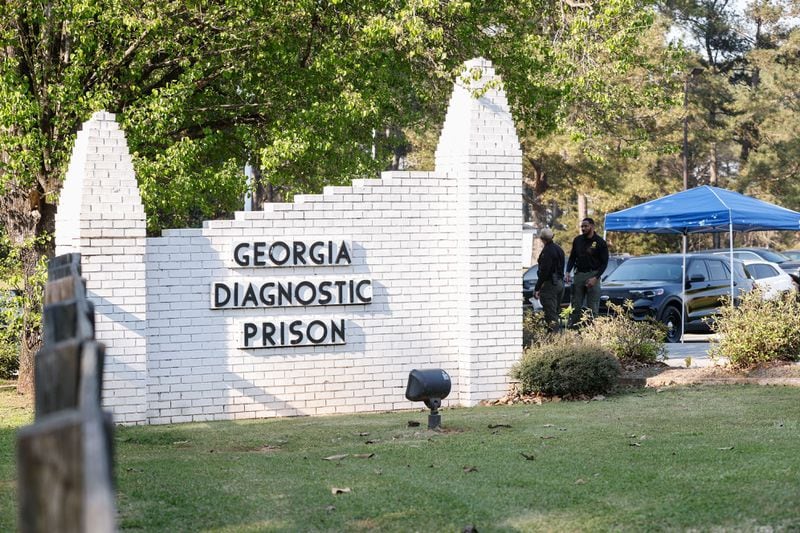 Views of Georgia Diagnostic Prison in Jackson, Ga. where Willie James Pye, was executed on Wednesday, March 20, 2024. (Natrice Miller/ Natrice.miller@ajc.com)