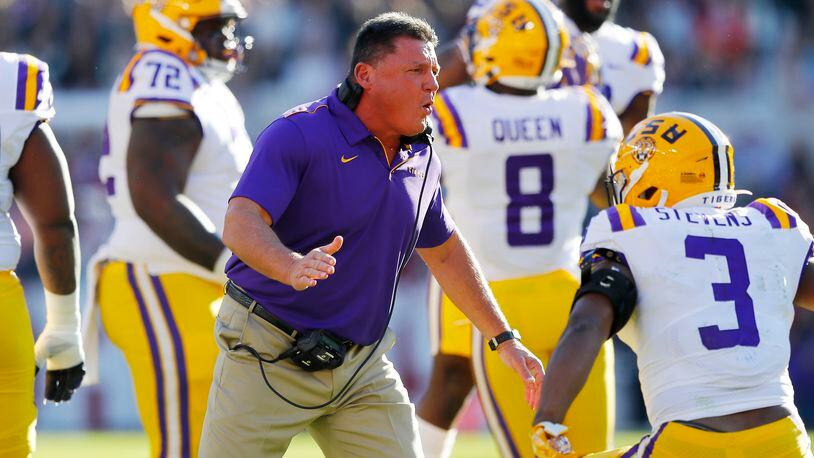 Orgeron tells radio station he spoke with LSU football players