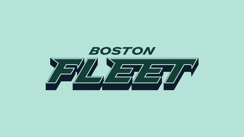 This image released by the PWHL shows the new logo for the Boston Fleet hockey team on Monday, Sept. 9, 2024. (PWHL via AP)