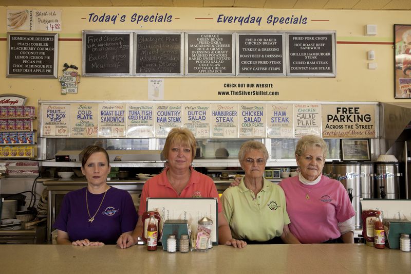 Th staff at The Silver Skillet Restaurant in Atlanta in 2011.