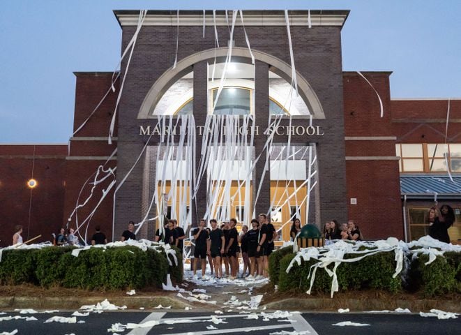 Marietta High School toilet paper