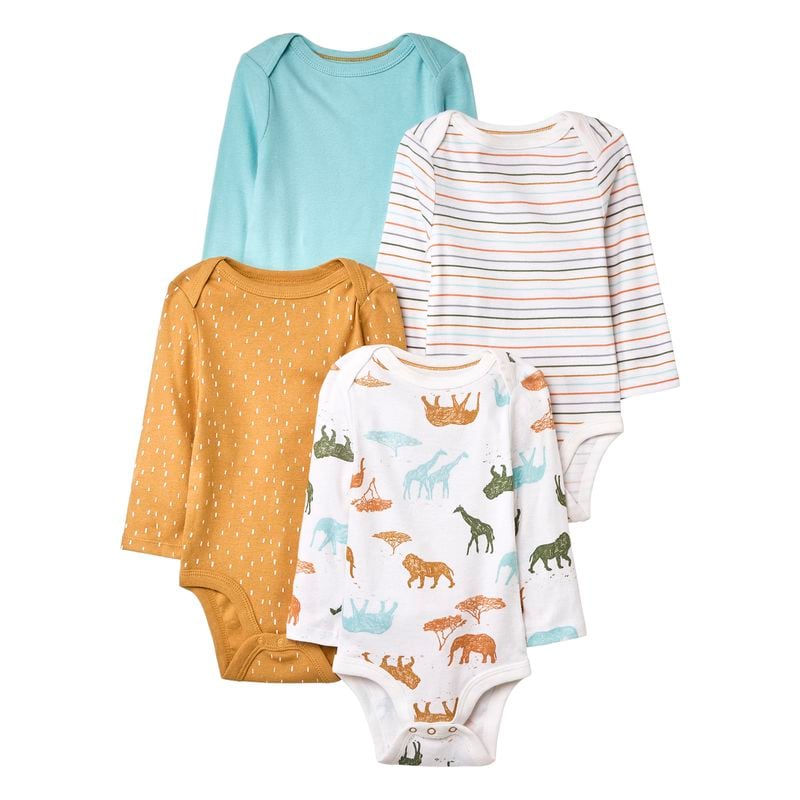 Babies need an abundance of bodysuits and these 100% cotton ones from Cloud Island are essentials whether dressing or changing a child.
(Courtesy of Cloud Island)