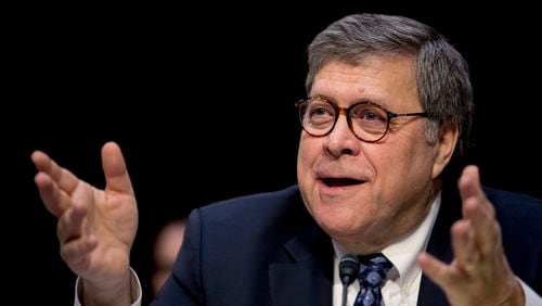 U.S. Attorney General William Barr’s summary of the special counsel's investigation into the Trump campaign  was provided to Congress on Sunday, March 24, 2019. (AP Photo/Andrew Harnik, file)