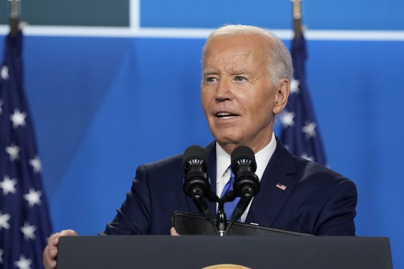 President Joe Biden is campaigning in Detroit today.