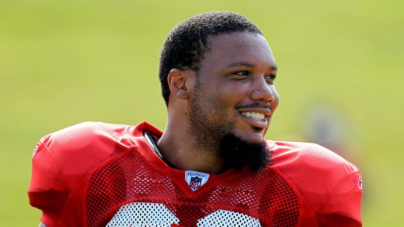 Michael Turner returns to Falcons  as a reporter