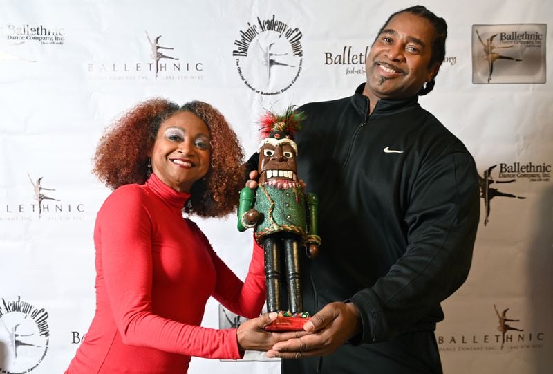 December 4, 2020 Alpharetta - Portrait of Nena Gilreath and her husband Waverly Lucas, both co-founders of Ballethnic Dance Company, at The Legacy Theater At Phase Family Center in Alpharetta on Friday, December 4, 2020. (Hyosub Shin / Hyosub.Shin@ajc.com)