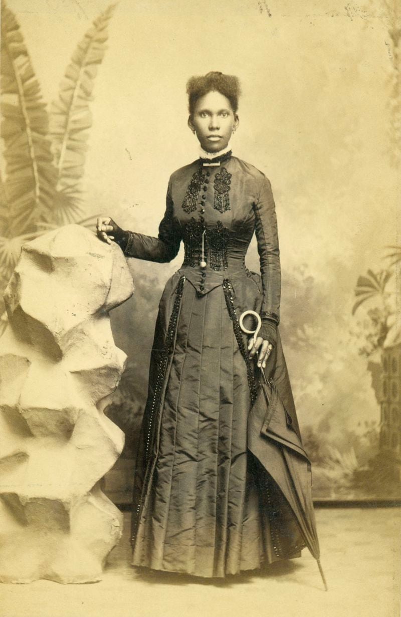 This image is most likely of Josephine Beasley, wife of Abram Beasley, who was a child of Mother Mathilda Beasley's husband. Josephine and her husband were both domestic servants in Savannah. This photo has been widely circulated as a portrait of Mother Matilda, manager of the Sacred Heart Orphanage, but this identification has been largely discounted based on the presumed dates of the clothing style. (Courtesy of the Georgia Historical Society)