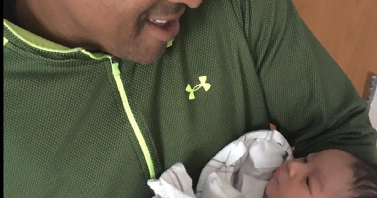 Former Brave and Falcon Brian Jordan is a grandpa!