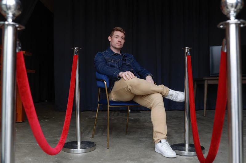 Film director and screenwriter Jono Mitchell aims to highlight underrepresented voices in his films, but this year, he wants to prioritize creating a space for independent artists through his work at RoleCall Theater, located at Ponce City Market. (Natrice Miller/natrice.miller@ajc.com)  