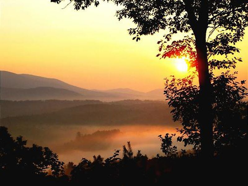 Two miles outside Ellijay, looking toward Rich Mountain.