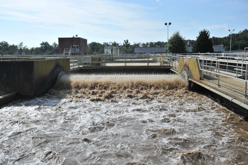 Water and sewer upgrades are planned across DeKalb County, including at the Snapfinger Creek Advanced Wastewater Treatment Facility in Decatur. HYOSUB SHIN / HSHIN@AJC.COM