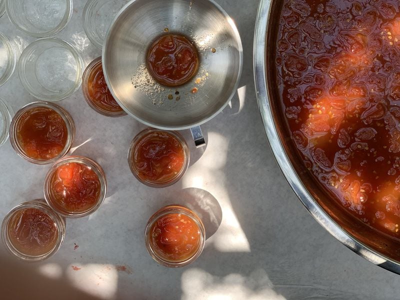 Cardamom Peach Jam. CONTRIBUTED BY ASHA GOMEZ