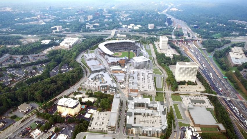 New renderings of SunTrust Park - Battery Power