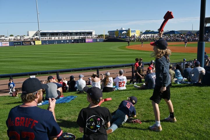 Braves vs Rays Spring Training game 