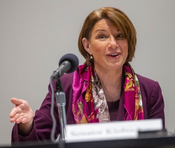 Abrams, Klobuchar hold voting rights roundtable in Georgia