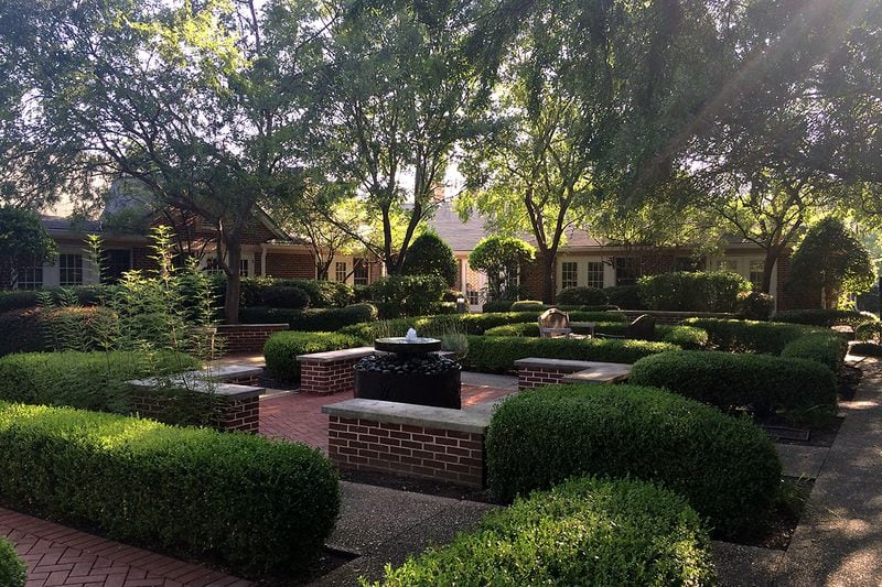 The Frank Thiebaut Garden is the largest of several gardens at Hospice Atlanta Center.
