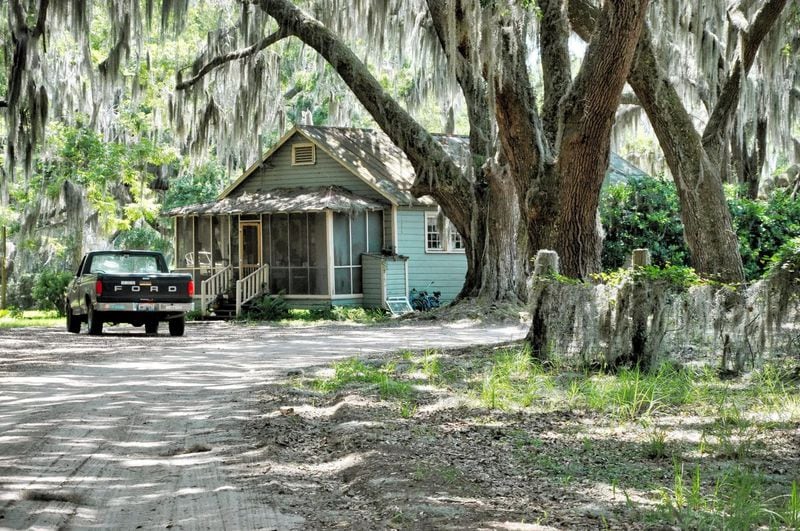 A home in Hogg Hammock - Sapelo Island (Photo Courtesy of Brian Brown/Vanishing Georgia)