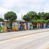 Atlanta Crossroads Mural Festival is bringing 50+ artists to transform walls near eyedrum gallery in southwest Atlanta. (Photo Courtesy of Isadora Pennington)