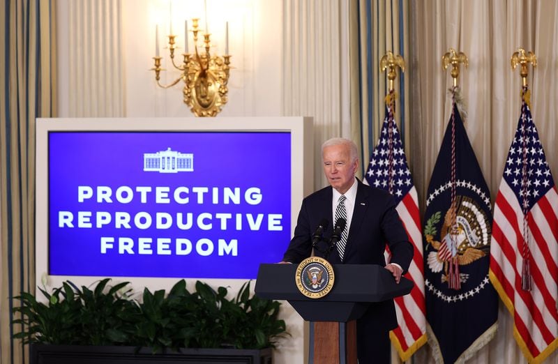 U.S. President Joe Biden continues to champion reproductive rights for women.