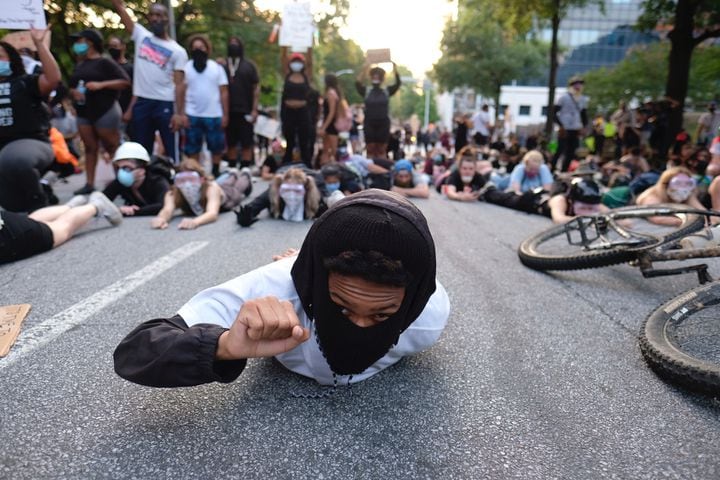 PHOTOS: Fourth day of protests in downtown Atlanta